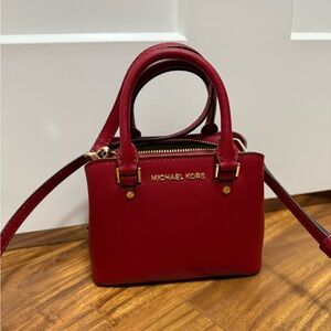 Michael Kors Mini Bag in Bold Red
